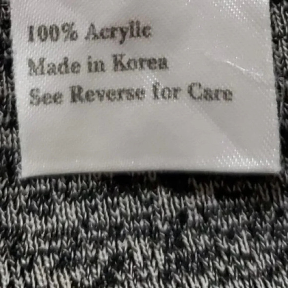 Exclusively Misook 3X plus-size heather gray snap button knit sweater jacket - Picture 7 of 7